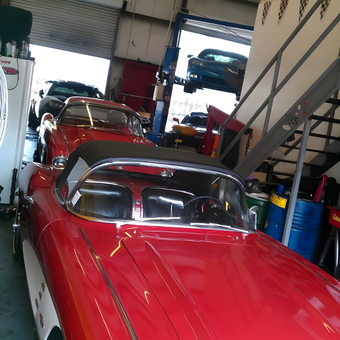 Classic Corvettes and Car Lift in Spacious Garage - R.J. from TAMPA, FL