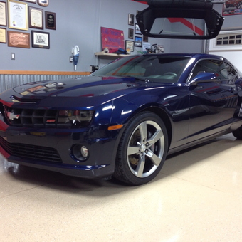 Showroom Garage with Camaro, Awards, and Wall Storage - Mike Manship from Bowling Green, KY