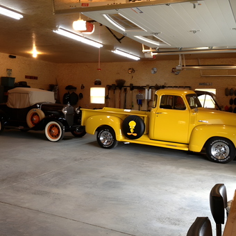 Classic Car Garage with Storage Cabinets and Tools - Robert from Fredericksburg, VA