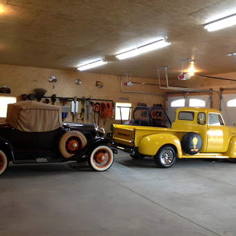 Classic Cars and Garage Tools Displayed in Spacious Garage - Robert from Fredericksburg, VA