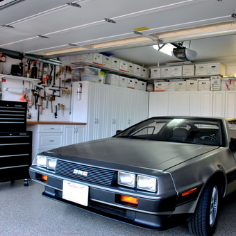 Organized Garage with Tool Chest and DeLorean - Gerry from Rancho Palos Verdes, CA