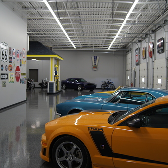 Classic Garage with Vintage Signs and Muscle Cars - Jim from BLAINE, MN