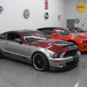 Classic Muscle Cars and Garage Signs Display - Jim from BLAINE, MN