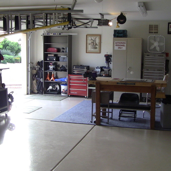 Organized Garage With Tool Chests and Workbench - ASE Certified Crazy from Mesa, AZ