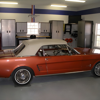 Classic Mustang, Metal Cabinets, and Workbenches - Dwight from Greenwood, FL