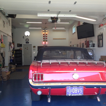 Classic Car Garage with Decor and Tools - Gritzy's garage from Cranberry twp, PA