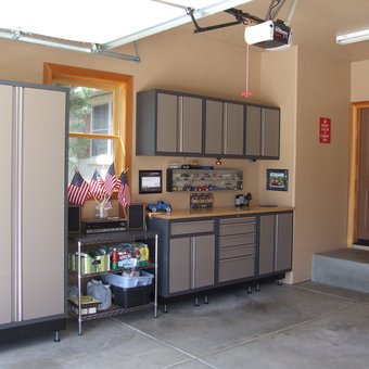 Garage Storage Cabinets and Workbench Organization - Rod from Carson City, NV