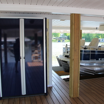 Navy Garage Storage Cabinet and Boat Dock - Relaxed JD from Littleton, NC