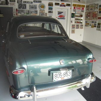 Classic Ford Car and License Plate Wall Display - Don's garage from Germantown, MD