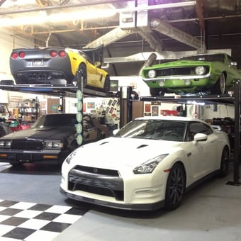 Garage with Car Lifts, Classic and Sports Cars - Lotahp from Tempe, AZ