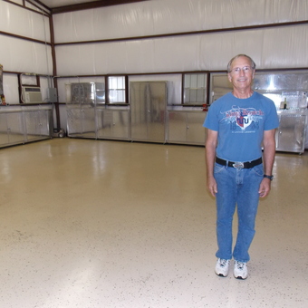 Diamond Plate Garage Cabinets and Tool Storage - Jim from Caldwell, TX