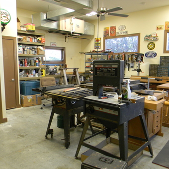 Organized workshop with power tools and storage - Mike's Garage from Champaign, IL