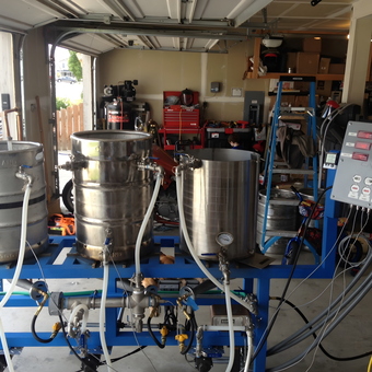 Home Brewing System With Kettles and Control Panel - Darin from Pasco, WA