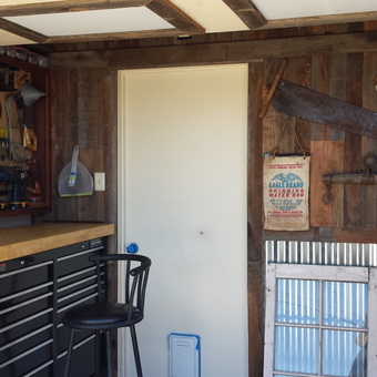 Organized Garage Workbench With Tool Storage and Cabinets - Paul from San Leandro, CA