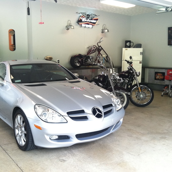 Mercedes, Motorcycles, and Garage Storage - John & Tiff from Pickerington, OH