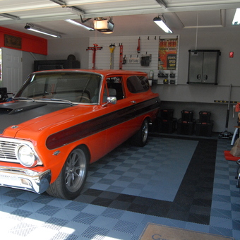 Organized Garage with Classic Car and Tool Storage - Steve from South Shores, CA