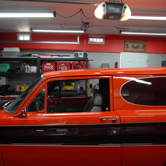 Classic Car and Organized Garage Shelving - Steve from South Shores, CA