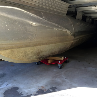 Heavy Duty Garage Dolly Moving Large Metal Boat - Ann