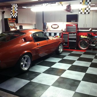 Classic Car Garage with Cabinets and Tool Chest - Ryan Nowicki from Hermosa Beach, CA