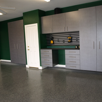 Modern Garage Cabinets and Epoxy Floor - TXbully from Argyle, TX