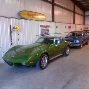 Classic Car Garage With Wall Decor and Reel - Ralph from Louisville, KY