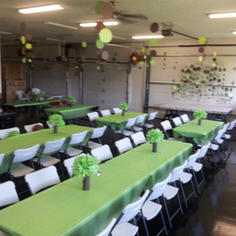 Organized Garage Event Space with Folding Chairs - AutoXBrian from Mansfield, OH