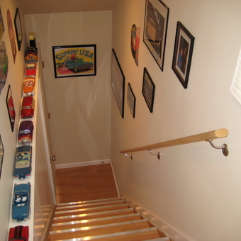 Diecast Model Cars and Garage Wall Art Display - ROCKY from LODI, NJ