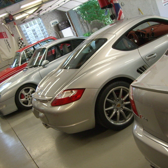 Luxury Cars and Garage Decor Displayed - BradB from St. Louis, MO