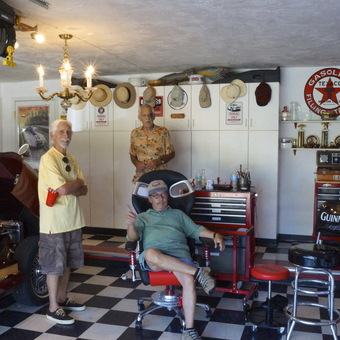 Classic Car Garage with Retro Decor and Tool Storage - Don from Lighthouse Point, FL