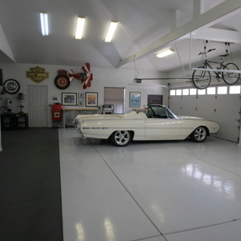 Classic Car Garage with Wall Art and Storage - Dan from Chandler, AZ