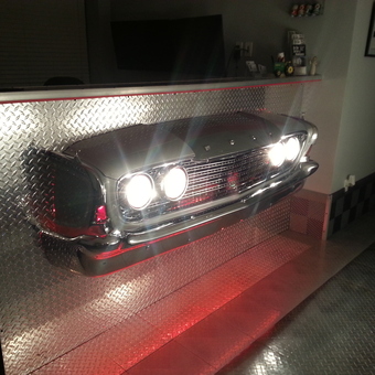 Classic Car Front Desk With Diamond Plate - Richard Felipe from Hanford, CA