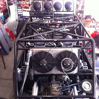 Off-road buggy with dual radiator fans and lighting - Nezco Fabrication from Lake Elsinore, CA
