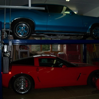 Two Car Garage with Lift and Tool Storage - Paulette Guiedo from Lemont, IL