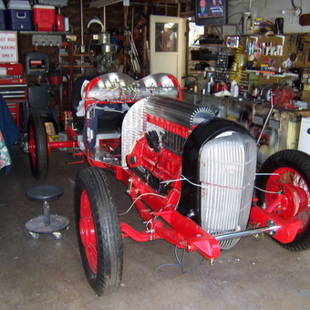Classic Hot Rod Build with Tools and Storage - Larkin Racing from Hemet, CA