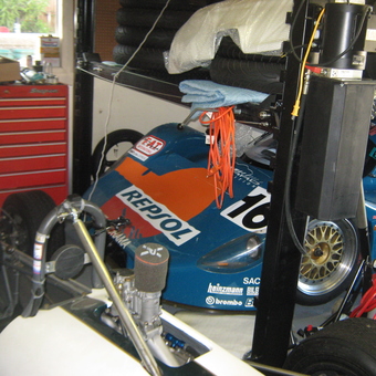 Garage With Race Cars, Tool Chest, And Tires - MarchRacer from SAN RAMON, CA