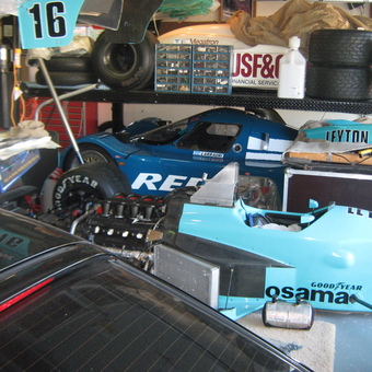Race Cars, Tool Chest, and Tire Storage in Garage - MarchRacer from SAN RAMON, CA