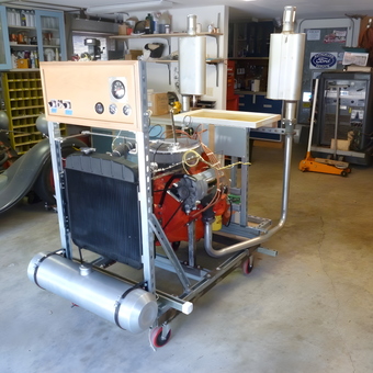 Custom Engine Test Stand and Vintage Tools - Pappabob from St. Helena, CA