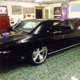 Classic Car Garage with Glossy Tile Floor - Mike from Kokomo, IN
