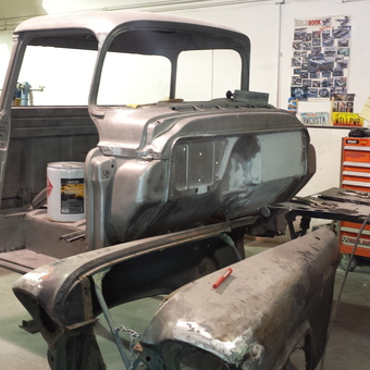 Classic Truck Restoration Garage with Tool Chests - Bulldog from Omaha, NE