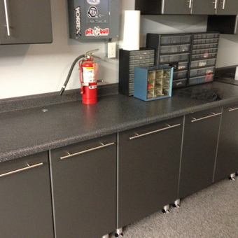 Modern garage cabinets and storage drawers - Jim from Rochester, MN