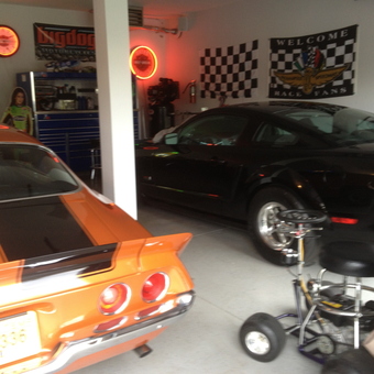 Classic and Modern Cars with Neon Signs - Dennis from Woodstock, IL