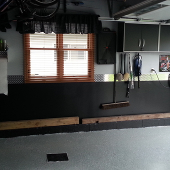 Organized garage with cabinets, wall storage, and tools - hulk from Naperville, IL