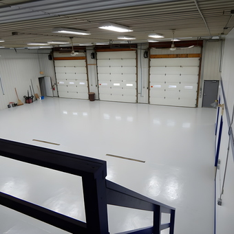 Spacious Garage with Epoxy Floor and Overhead Doors - Billy Boy from Webster, NY