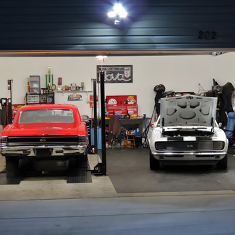 Classic Cars on Lifts and Garage Tools - Jason from Kingston, TN