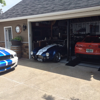 Classic Car Garage with Lift and Decor - Trouble from Grosse pointe park, MI