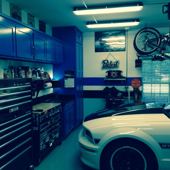 Organized Garage with Tool Chests and Car - AcFroze from Foley, AL