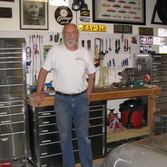 Organized garage with tool chests and workbench - Wiley from Nazareth, PA