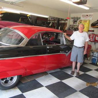 Classic Car Garage with Racing Decor - Johns Garage from Broken Arrow, OK