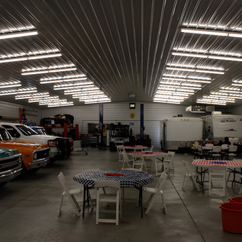 Spacious Garage with Classic Trucks and Workshop Tables - Bruce from Joplin, MO