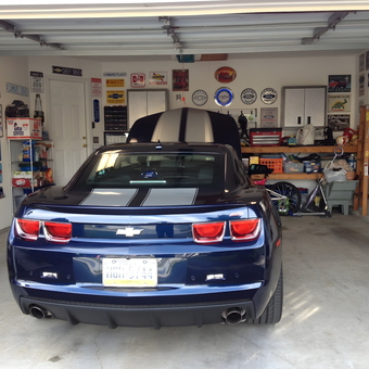 Camaro Garage with Wall Signs and Storage - 2012 Camaro 2SS from Hanover, PA